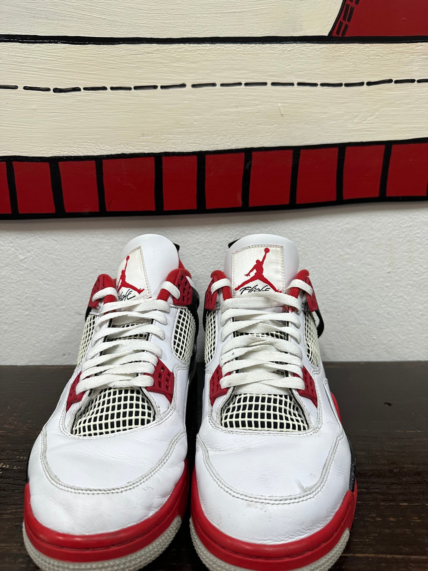 *USED* Air Jordan 4 Retro OG 'Fire Red' 2020