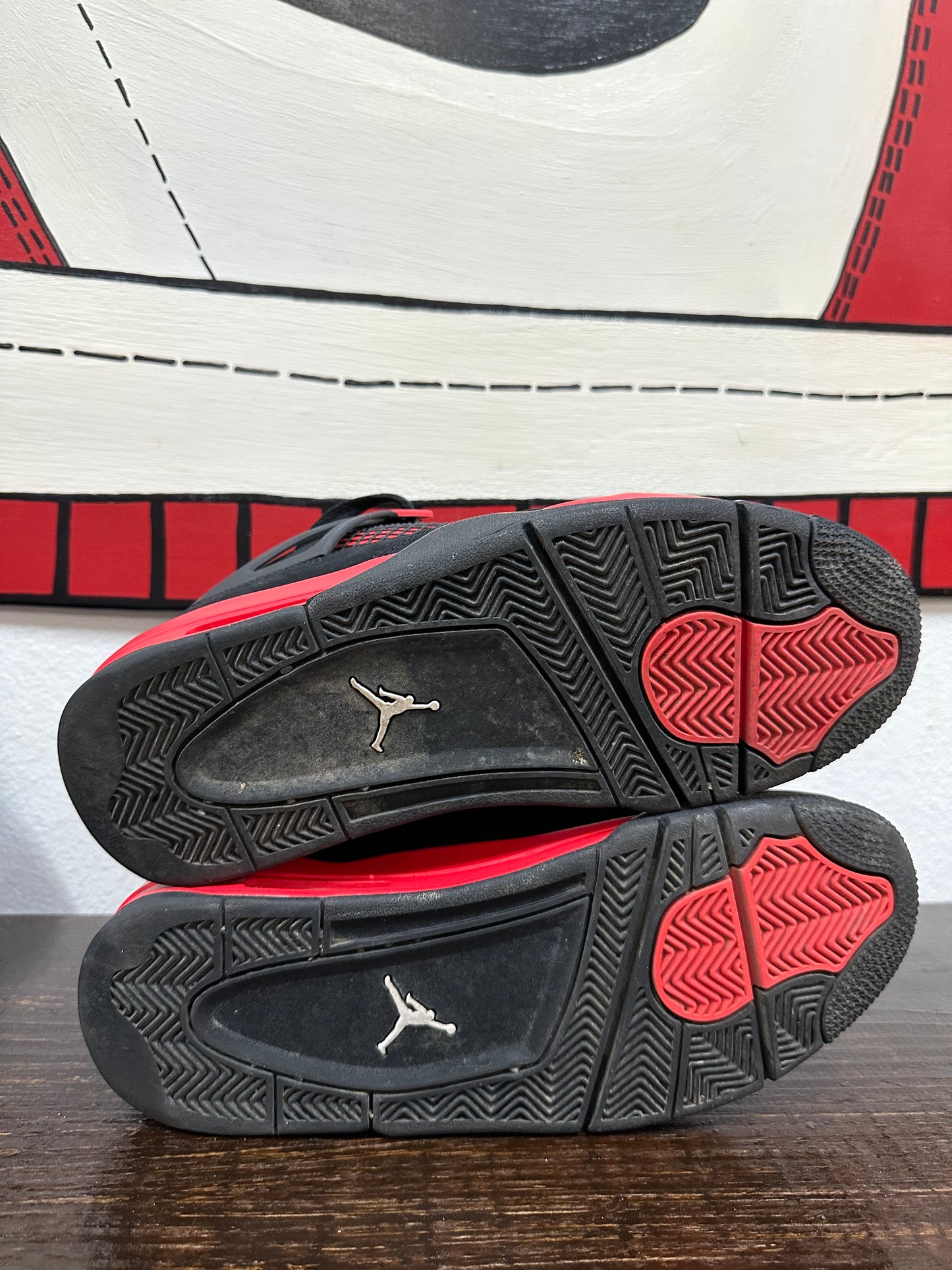 *USED* Air Jordan 4 Retro 'Red Thunder'