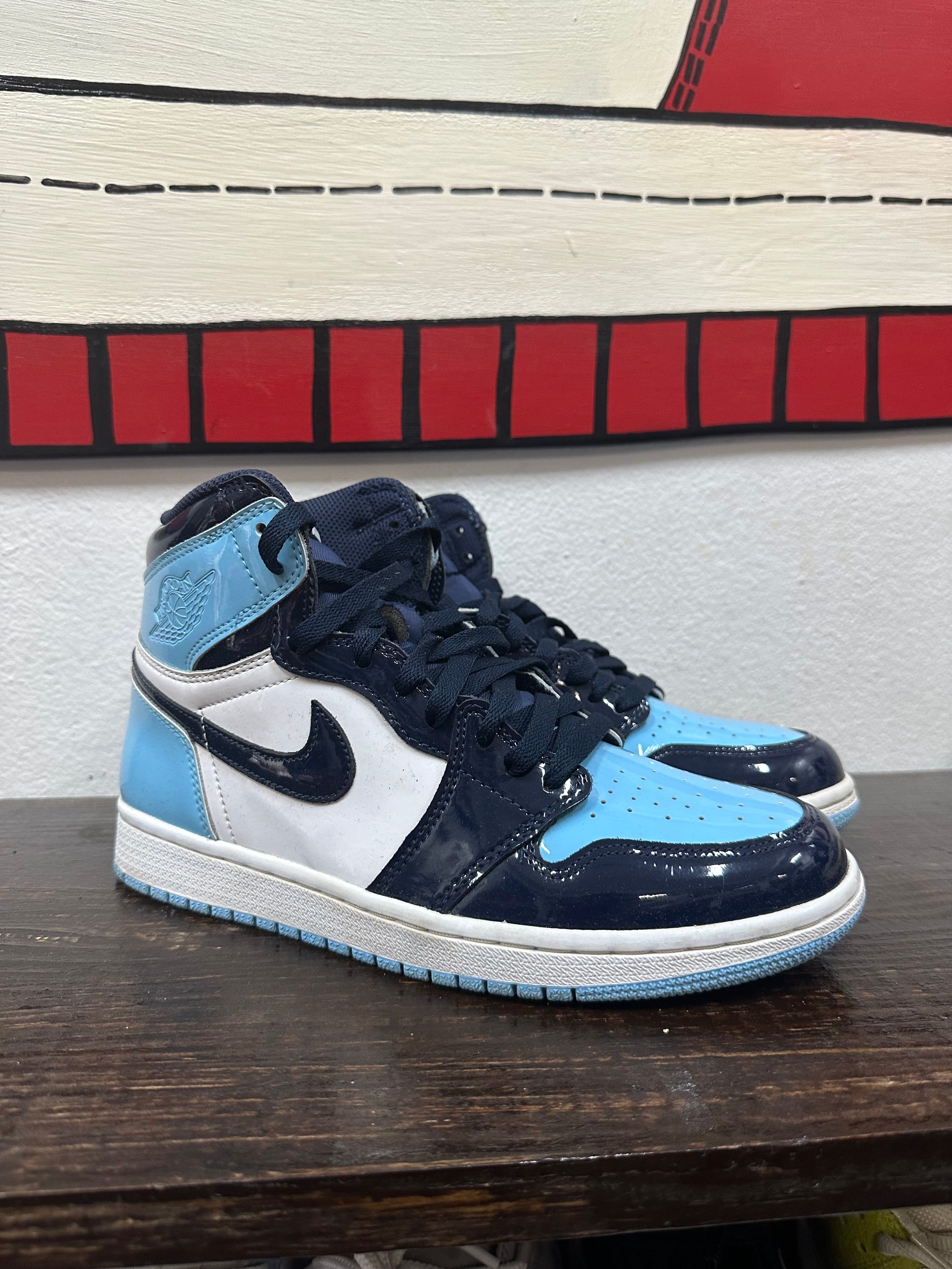 Air jordan 1 fashion retro high blue chill